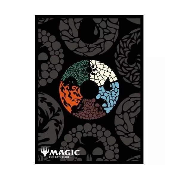 Ensky 80 Magic MTG Players Card Sleeves Mana Minimalist Mana