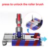 Soft Double Roller Brush Head Compatible with Dyson V7 V8