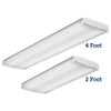 Lithonia Lighting LBL4 LP840 4-Feet Commercial LED Wraparound Indoor Light,