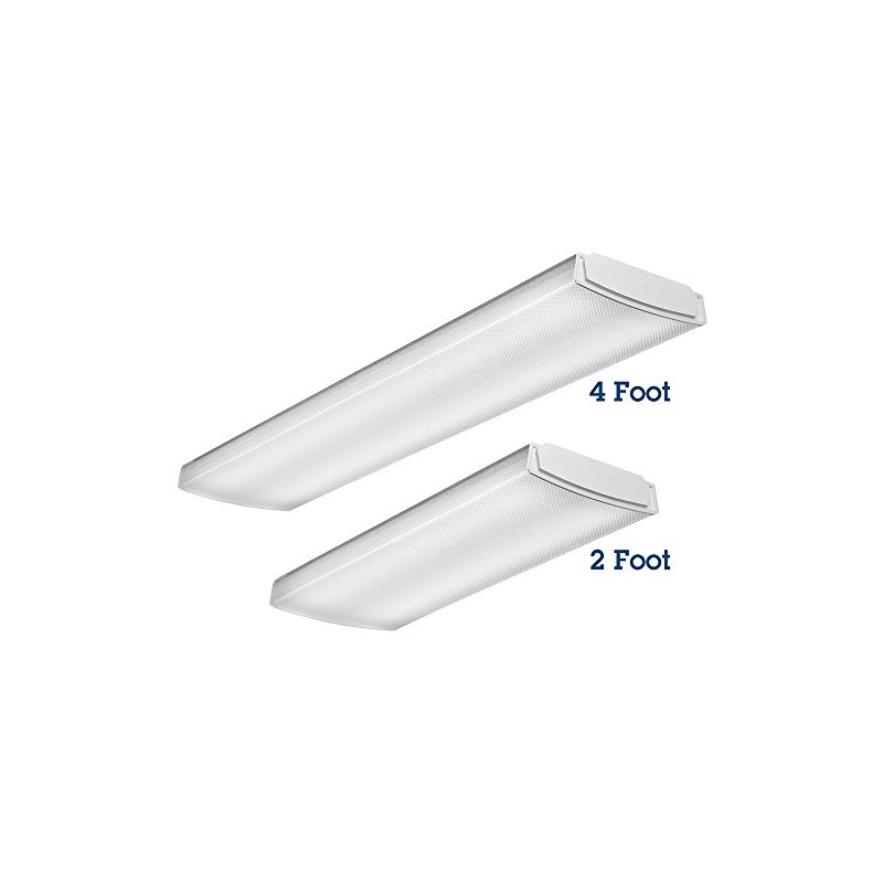 Lithonia Lighting LBL4 LP840 4-Feet Commercial LED Wraparound Indoor Light,