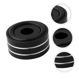 Tofficu 4 Pieces Vibration Feet Cushions for Speakers High Damping Isolation Pads for Home Theater Audio Equipment Easy to Install and Reliable Shock Mounts Black Design