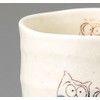 Soho Kiln 488-08-463 Sushi Yumi Blown Owl, Blue, Diameter 3.3
