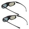 144Hz 3D Glasses, 2 Pack DLP Link 3D Active Shutter