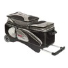 Moxy Bowling Products Deluxe Triple Roller Bowling Bag- Silver/Black