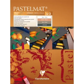 Clairefontaine EXA-96005 96005C Pastelmat, glued, 18x24cm, 18 x 24 cm, Assorted Colours