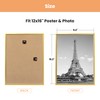 upsimples 12x16 Picture Frame Gold 3 Pack, Scratch-Proof Poster Frames