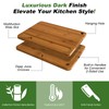 SUROQUE Bamboo Cutting Board Set of 3 for Kitchen, Chopping