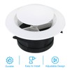 PATIKIL 4 Inch Round Air Vent 2 Pack Adjustable Ceiling
