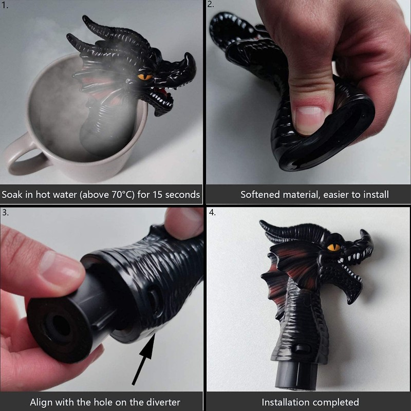 Yolococa Steam Release Diverter For Instant pot Cupboards/Cabinets protector 360°