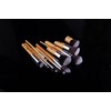 IB Luxury Bamboo Wooden Make Up Brush Set for Eyes