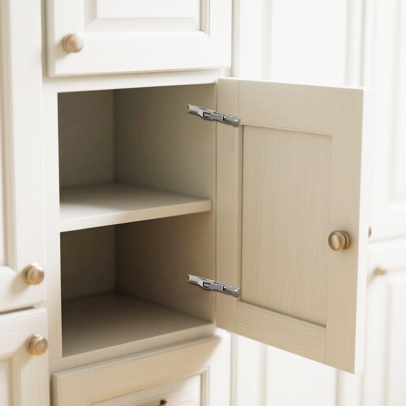 ANBOO Folding Hinge with Locking 4 Pieces, 90° Screw-On Hinge