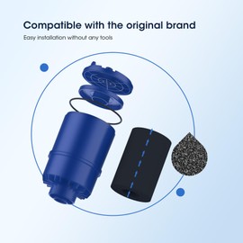 GLACIER FRESH NSF Certified Water Filter - Compatible with PUR® Filters RF9999® and RF-3375 - Replacement Faucet for All PUR® Systems - 6 Pack