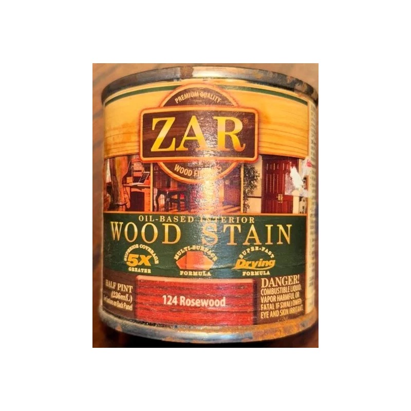 Zar Interior Stain 124 ROSEWOOD 1/2 Pint