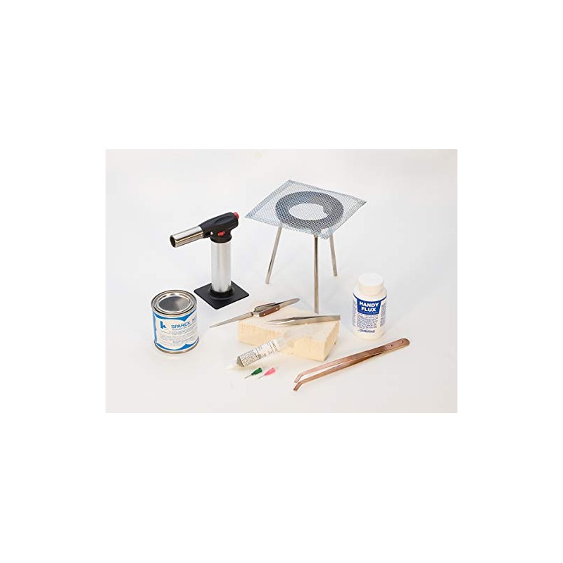 9-Piece Basic Soldering Kit Jewelry Making Metal Solder Repair Tool