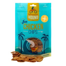 Wholesome Hound Chicken Chips – Single Ingredient Dog Treats, All Natural & Healthy Training Snacks for Small, Medium & Large Breeds, Puppies – High Protein, Made in USA 16oz