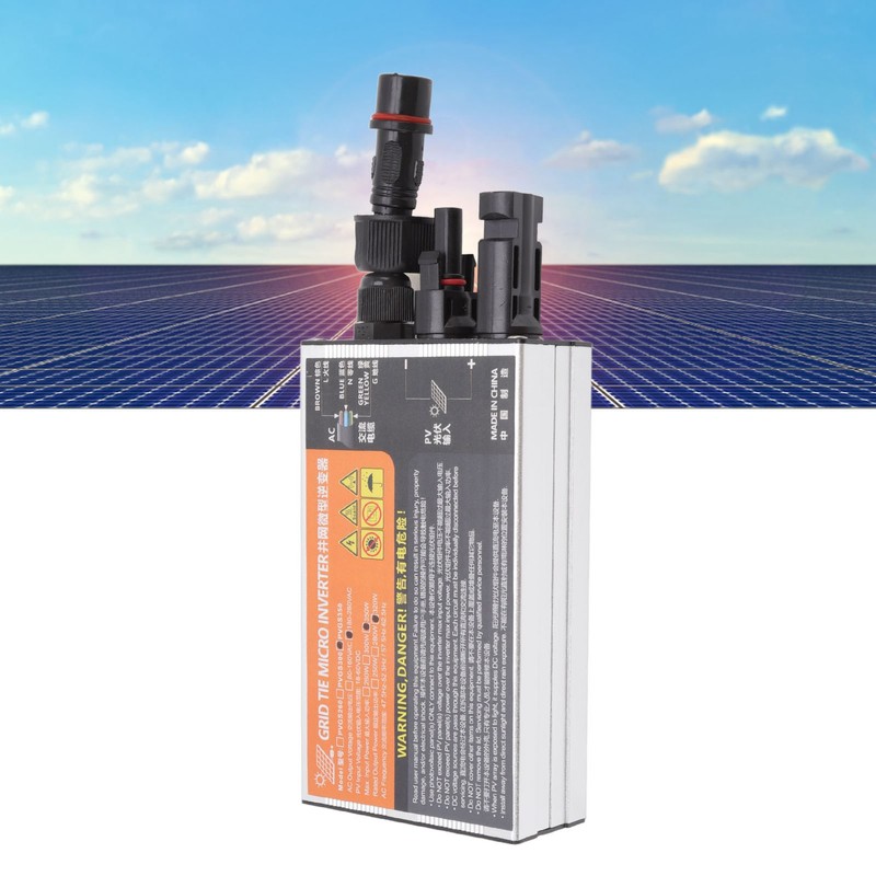 Solar Micro Inverter Grid Tie 18‑60V High Conversion Rate Waterproof