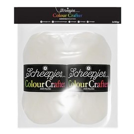 Scheepjes Colour Crafter Solid Pack 2 x 150g - Barneveld - White