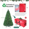 BALEINE 7.5 ft Rolling Christmas Tree Storage Bag, 2 Swivel