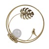 Crystal Ball Holder Decor Iron Bird Leaf Decoration Tabletop Decor