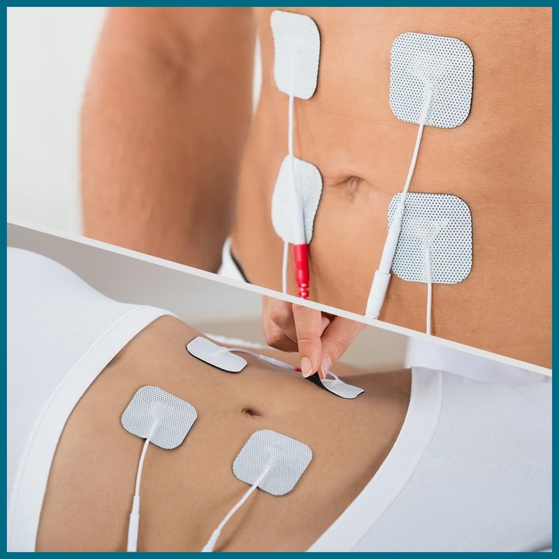 20-Piece TENS Machine Pads Set - Universal, Safe & Durable