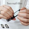 Konovo Nail Clippers for Women Travel, Nail Clippers with File,