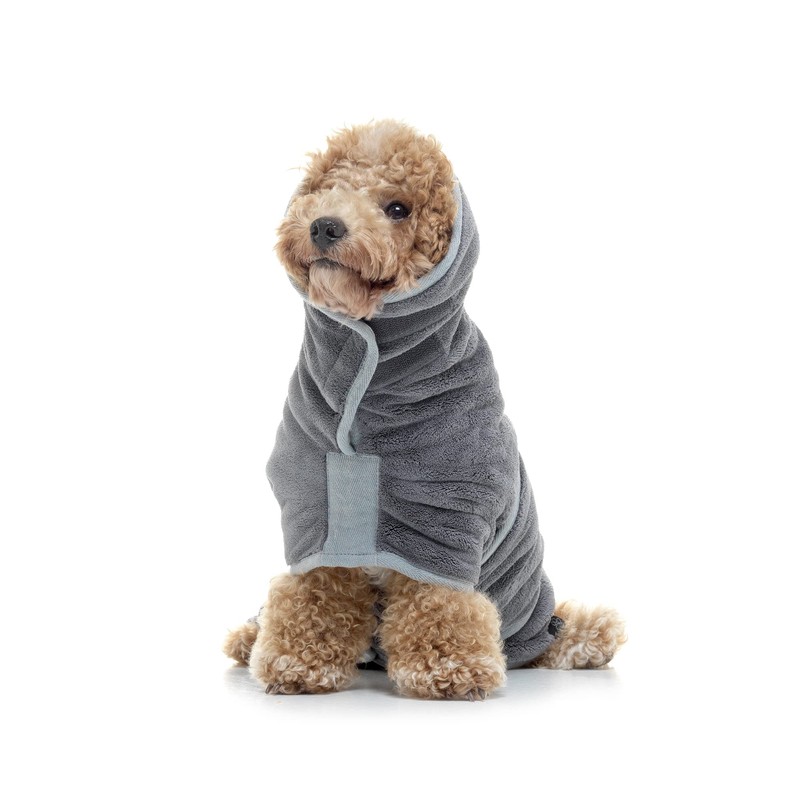 Lucky Paws® Luxury Dog Bathrobe - Double Layer Dog Robe
