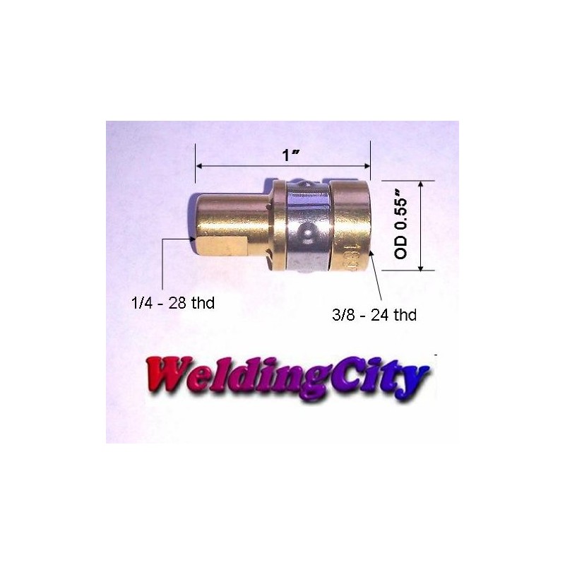 WeldingCity MIG Welding Gun .023" Accessory Kit (Contact Tip-Gas Nozzle-Gas