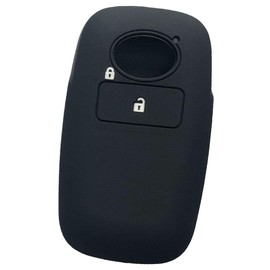 ZIAN Daihatsu/Toyota 1 Button Smart Key Case for Rocky Rise etc. (Black 2)