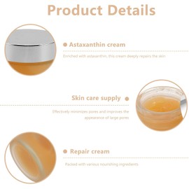 FUOYLOO Crema Facial Iluminadora Astaxantina y Propiedades Antienvejecimiento, Fórmula Nutritiva para Reducir Opacidad y Arrugas en Piel Madura