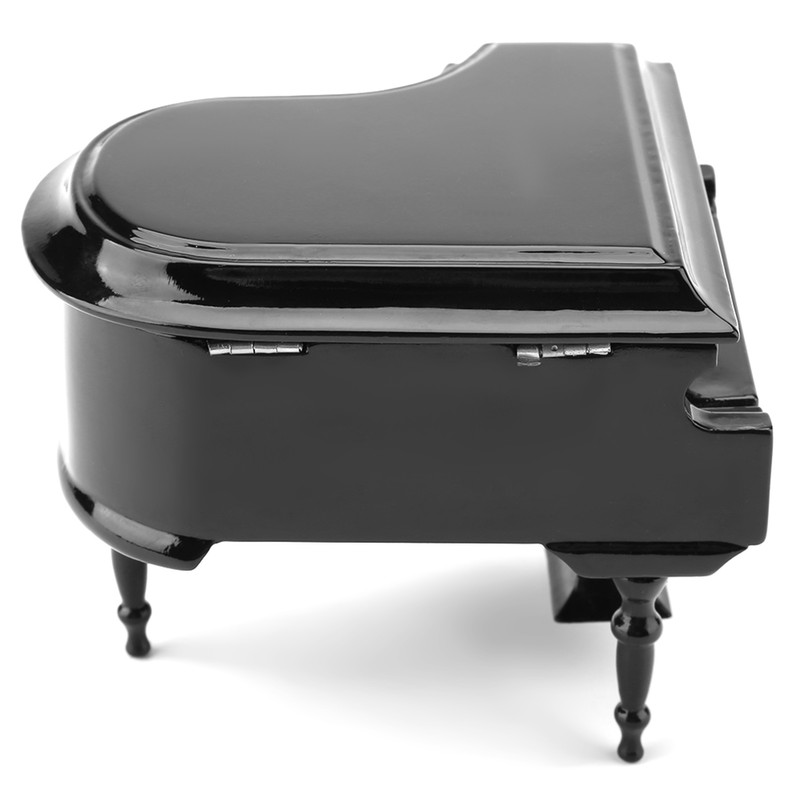 Exquisite Wooden Mini Piano Model Display Decoration Home Coffee House