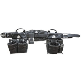 Gatorback Professional Carpenter's Tool Belt Combo w/Air-Channel Pro Comfort Back Support Belt. (2XL 45-49 Inch Waist)