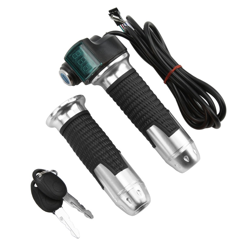 2PCS Electric Bicycle Throttle Handle Speed Control Throttle Grip with