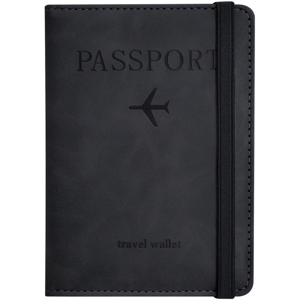 KAOBAN Passport Holder, Passport Cover with Credit Card Slot and