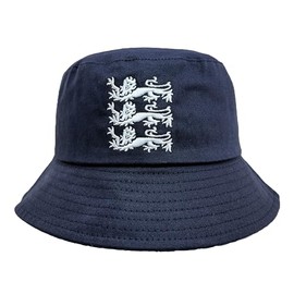 Lions Traditional England Bucket Hat for Football and Cricket Supporters, Navy Blue