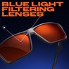 Titan Gaming Glasses, Blue Light Blocking, Night Driving Glasses for