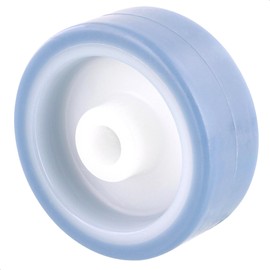 WAGNER 03655001 Swivel Castor / Fixed Castor / Furniture Castor Soft Replacement Wheel Eco Diameter 50 mm Blue / White Load Capacity 50 kg