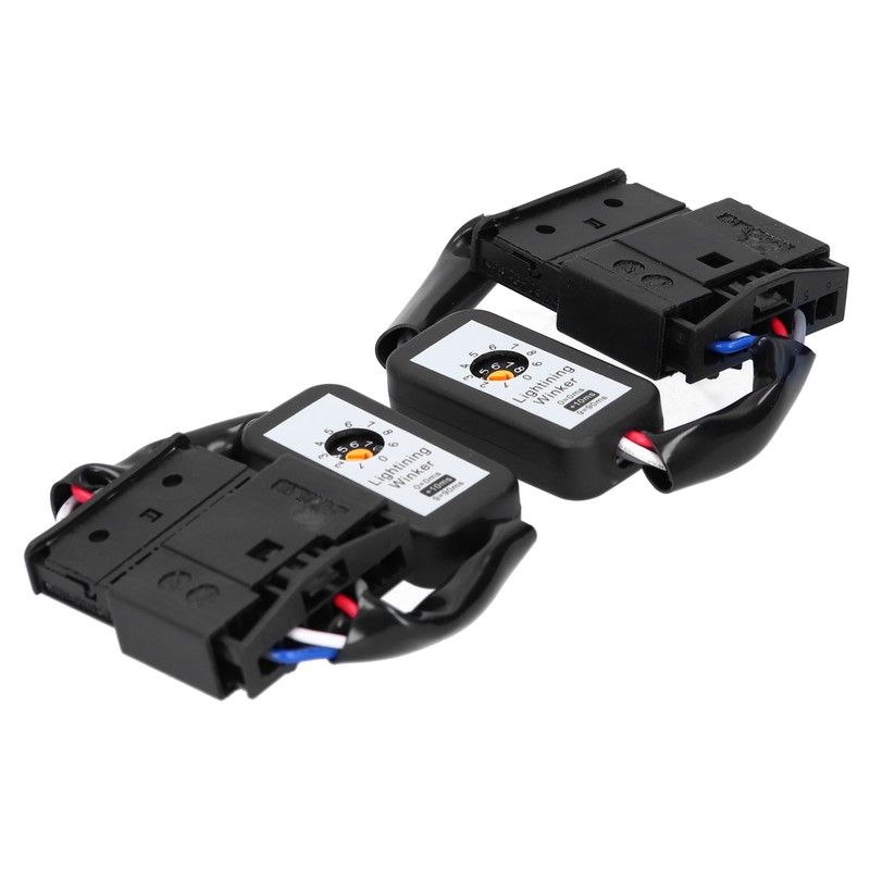 Pair LED Tail Lights Dynamic Turn Signal Adapter Harness Blinker