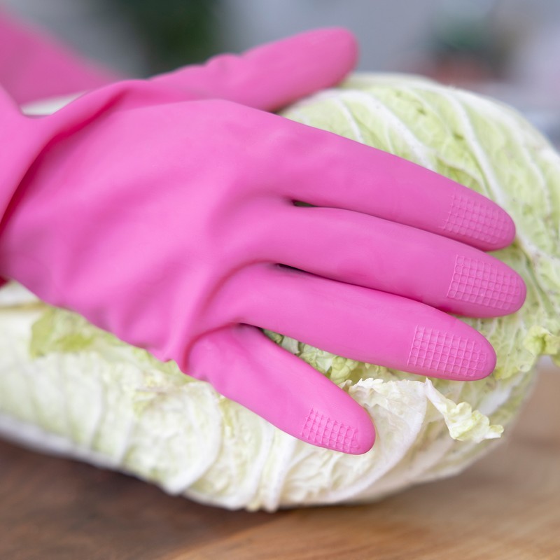 명진 손이편한 마이마이 고무장갑 MyMy Comfortable Rubber Gloves by Myeongjin