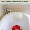 Lcvasvuz 1 Pcs Luxury Bath Pillow with Non Slip Suction