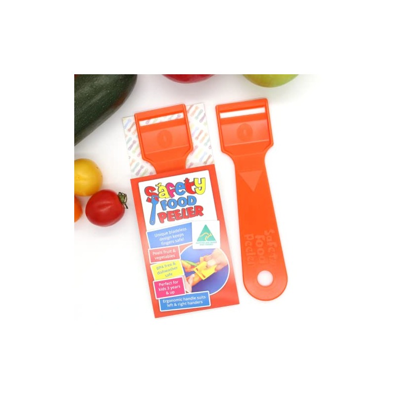 Safety Food Peeler, Kids Peeler, Children's Kitchen Utensils, Bladeless Peeler
