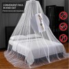 Mosquito Net Bed Canopy with Zipper Dome Tent,Universal Mosquito Neting