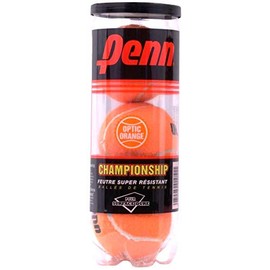 Penn Championship Orange Extra Duty Tennis Ball (Pack of 3 balls)