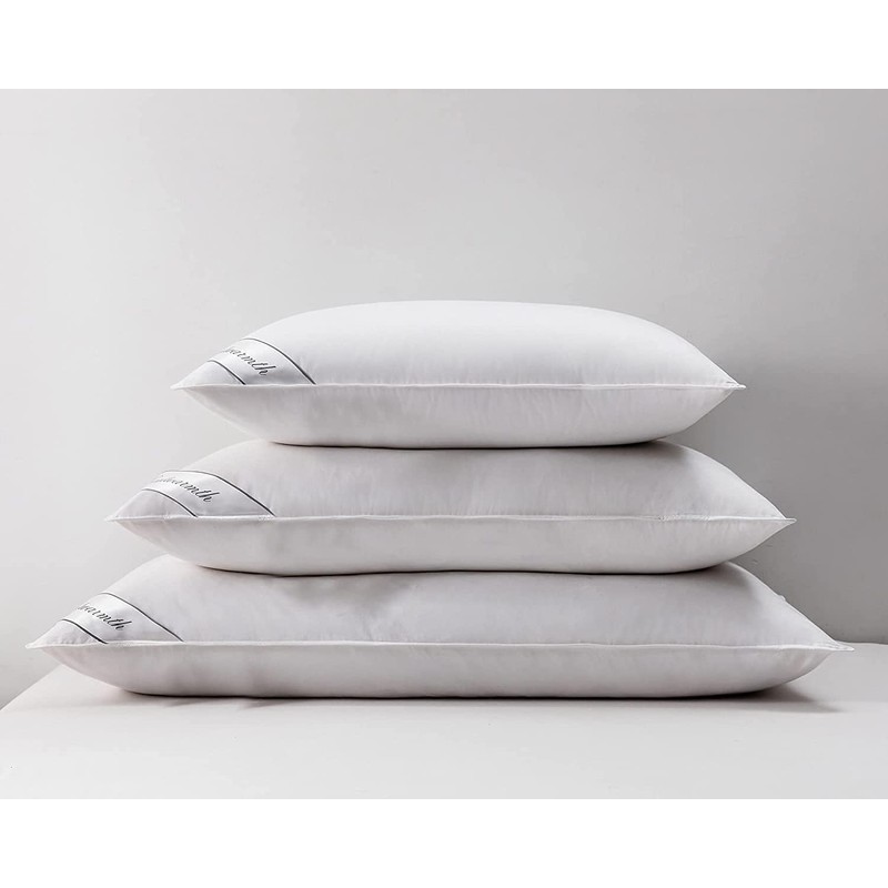 Eastwarmth Goose Down Feather Hotel Collection Bed Pillow for Sleeping,100%
