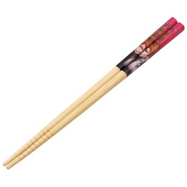 Skater ANT4-A Bamboo Safety Chopsticks, 8.3 inches (21 cm), Jujutsu Kaisen Chopsticks, Rose Kugisai