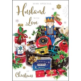 Jonny Javelin Special Husband At Christmas Card Nutcracker Hamper
