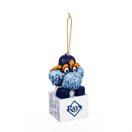 TAMPA BAY RAYS TEAM MASCOT ORNAMENT 3.5" TEAM SPORTS AMERICA