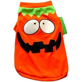 Disfraz de Halloween para perro – Playera Calabaza Naranja y Verde Dogñita PLYRCLBZHLLWNPRR