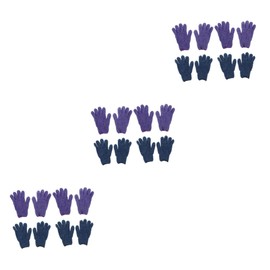 Minkissy 3sets Microfiber Dusting Gloves Thermal Warm Gloves for Women Cleaning for Home Auto Trucks 4pcs*3