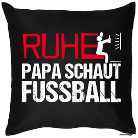 Mega Cool Decorative Cushion Cuddly Cushion with Filling Rest Dad Looks Football Gift for Dad Father's Day Gift Football Fan