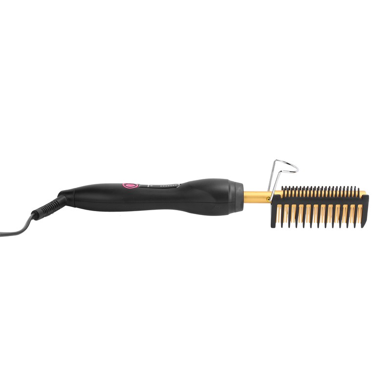Electric Straightening Comb Fast Heating Wet Dry Hairdressing Comb 110‑